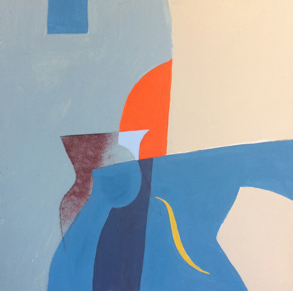 Still life with guitar bass and vessel